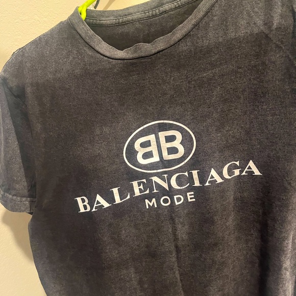 Balenciaga | Tops | Balenciaga Tshirt Acid Wash Size Small | Poshmark
